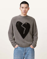 Luv Heart Oversized Knitted Sweater