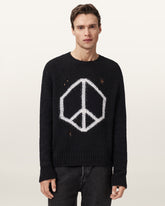 Message Oversized Wool Sweater