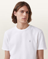 Ellis Waffle Texture Crew Neck Ramskull T-Shirt