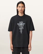 Swords Oversized Graphic T-Shirt