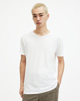 Figure Crew Neck Raw Edge T-Shirt