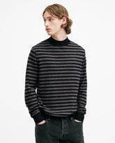 Andi Mock Neck Striped Sweater