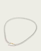 Carabiner Two Tone Necklace