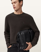 Aspen Waffle Texture Crew Neck Ramskull Sweater