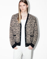 Neko Oversized Leopard Print Cardigan