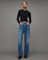 Blake Low Slung Wide Leg Denim Jeans