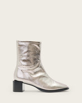 Avril Leather Metallic Boots