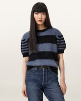 Clem Striped Knitted T-Shirt