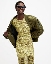 Roomer Asymmetric Zip Up Bomber Jacket