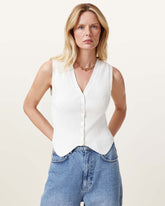 Cruz Ribbed Knitted Vest