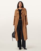 Linnie Relaxed Fit Trench Coat