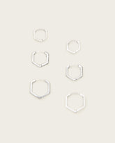 Hattie Mixed Hoop Earring Set