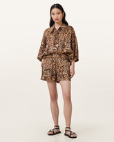 Charli Leopard Print Shorts