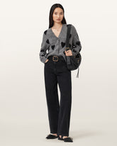 Amora Jacquard Brushed Cardigan