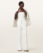 Bonnie Tailored Linen Blend Bodice