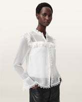 Ciara Sheer Lace Shirt