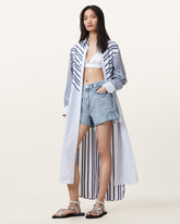 Eliana High Rise Denim Shorts