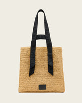 Lullah Woven Straw Tote Bag