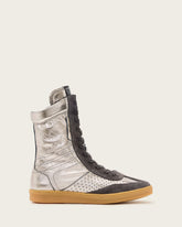 Lousie Leather High Top Sneakers