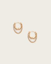 Trudy Small Chain Hoop Earrings