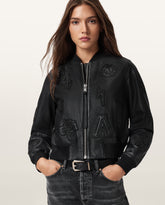 Orten 94 Leather Bomber Jacket