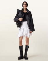 Palmer Asymmetric Mini Skirt