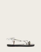 Tyla Metallic Leather Sandals