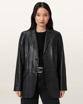 Arna Leather Blazer