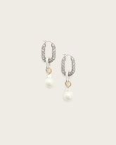 Cadence Two Tone Link Earrings