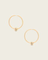 Selene Bolt Hoop Earrings