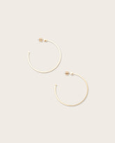 Toggle Large Hoop Earrings