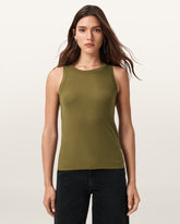 Rina Crew Neck Sleeveless Tank Top