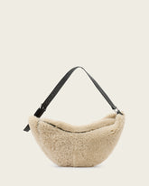 Luna Shearling Shoulder Bag
