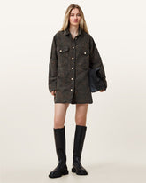 Faye Oversized Denim Shirt Dress