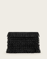 Bettina Fringe Leather Clutch