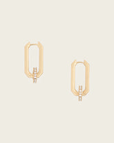 Selene Bolt Hoop Earrings