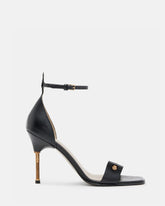 Betty Square Toe Leather Heeled Sandals