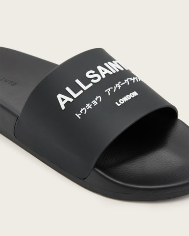 Underground Logo Slip On Slides