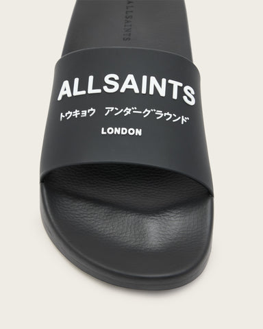 Underground Logo Slip On Slides
