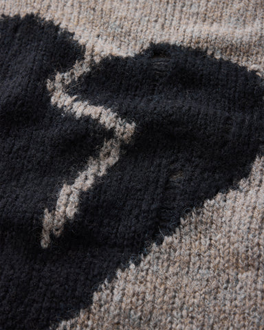 Luv Heart Oversized Knitted Sweater