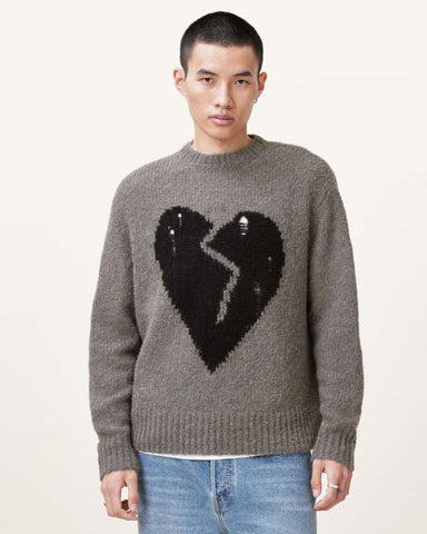 Luv Heart Oversized Knitted Sweater