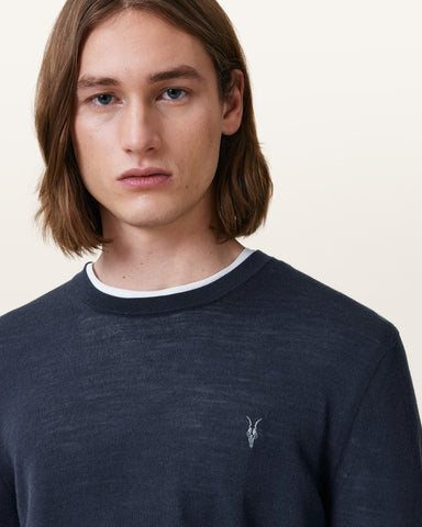 Mode Merino Crew Neck Ramskull Sweater