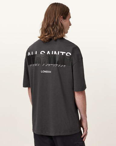 Redact Oversized Embroidered Logo T-Shirt