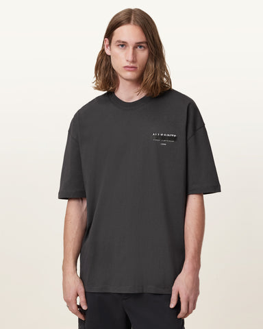 Redact Oversized Embroidered Logo T-Shirt