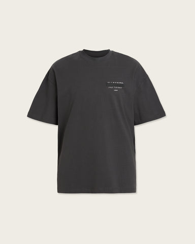 Redact Oversized Embroidered Logo T-Shirt
