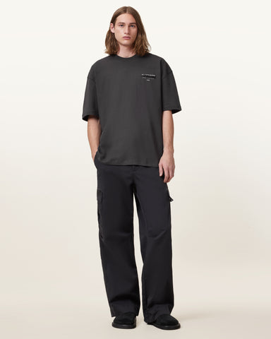 Redact Oversized Embroidered Logo T-Shirt