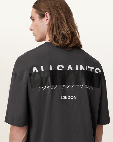 Redact Oversized Embroidered Logo T-Shirt