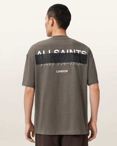 Redact Oversized Embroidered Logo T-Shirt