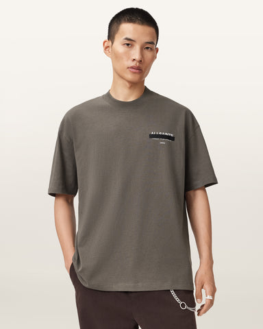 Redact Oversized Embroidered Logo T-Shirt
