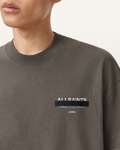 Redact Oversized Embroidered Logo T-Shirt